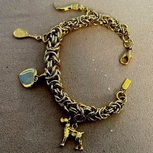 Vintage, Gino Verdi Charm Bracelet
